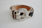 Vintage Gap Cow Hair Leather Belt, Made in USA
