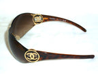 Chanel 4146 Oversized Wraparound Sunglasses