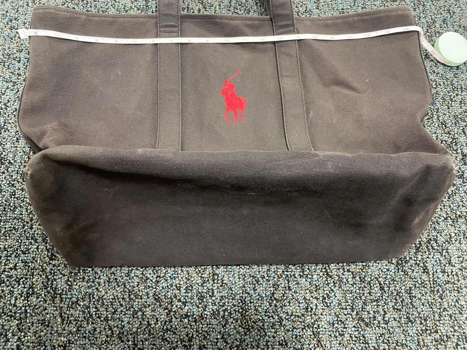 Polo Ralph Lauren Pony Canvas Tote Bag, Black