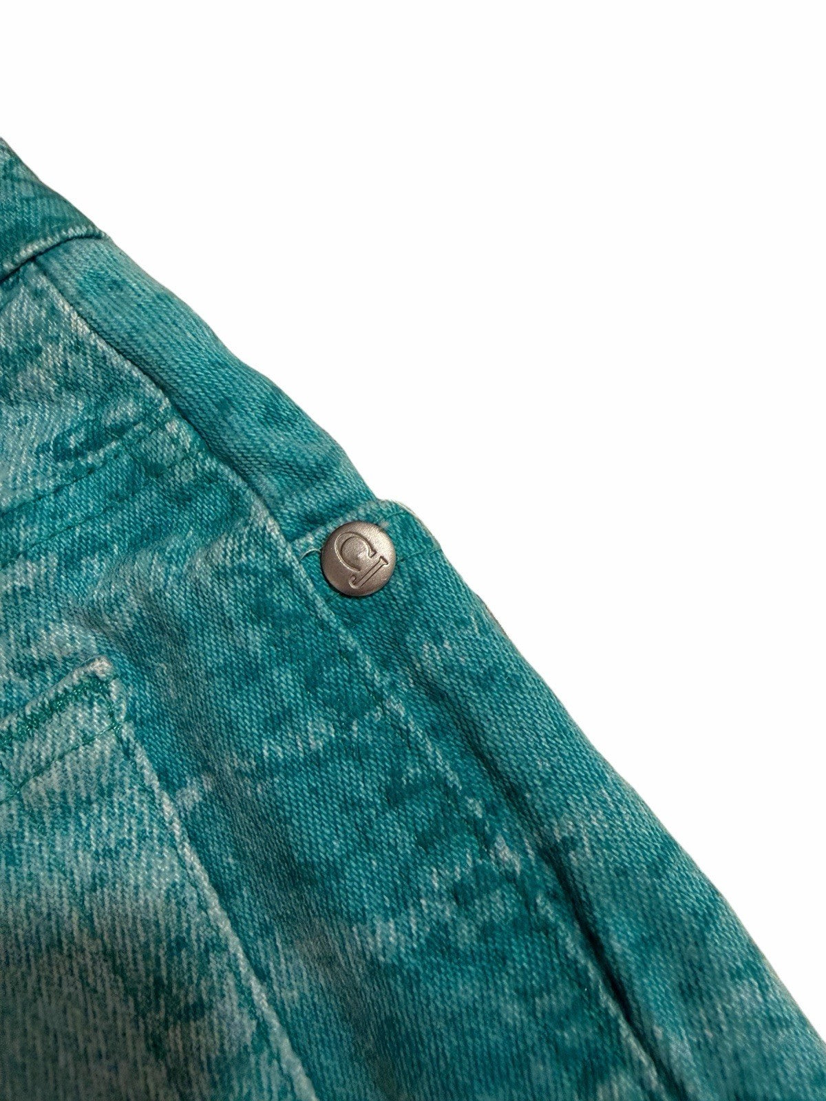 Just Cavalli Blue Python Print Jeans