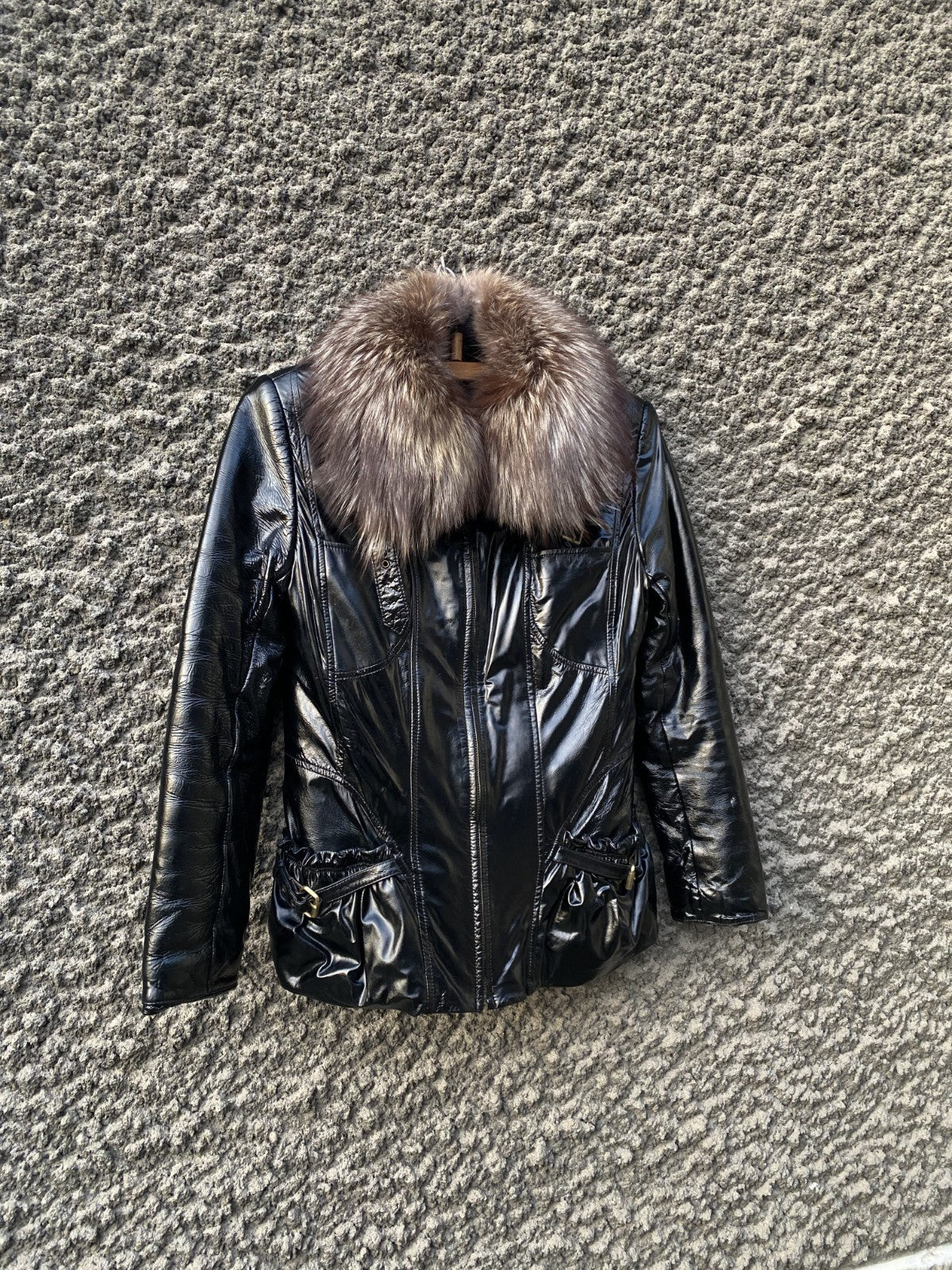 Vintage 90s Japanese Avant Garde Style Leather Jacket