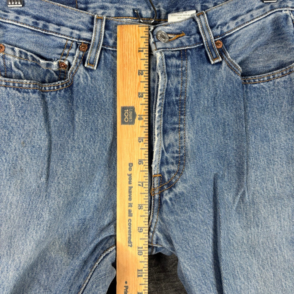 Levi's 501 Jeans - Light Wash Blue Straight Leg