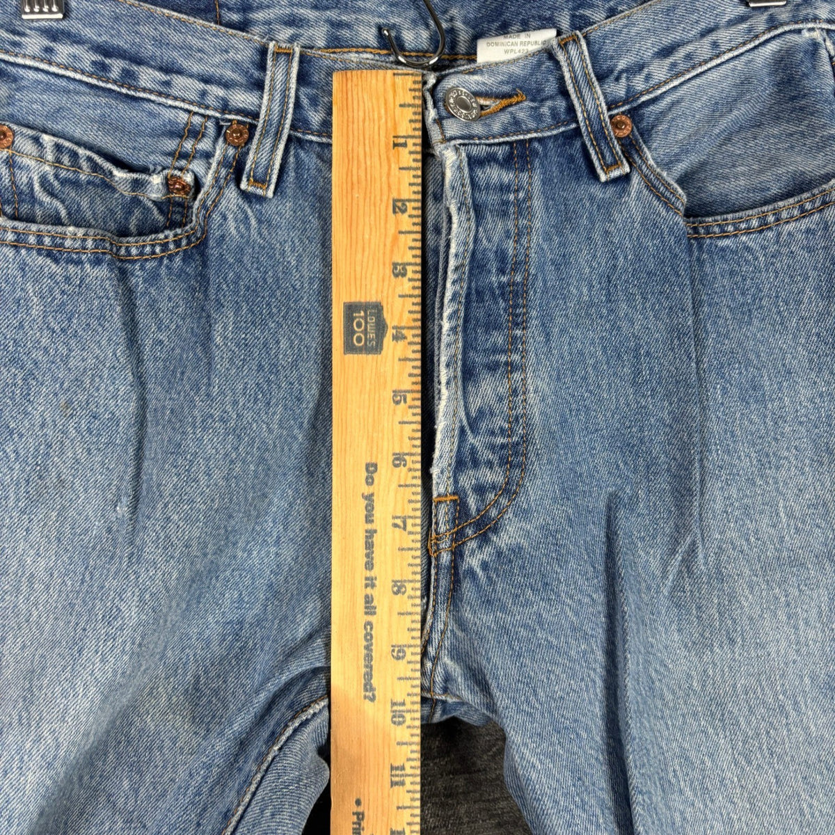 Levi's 501 Jeans - Light Wash Blue Straight Leg