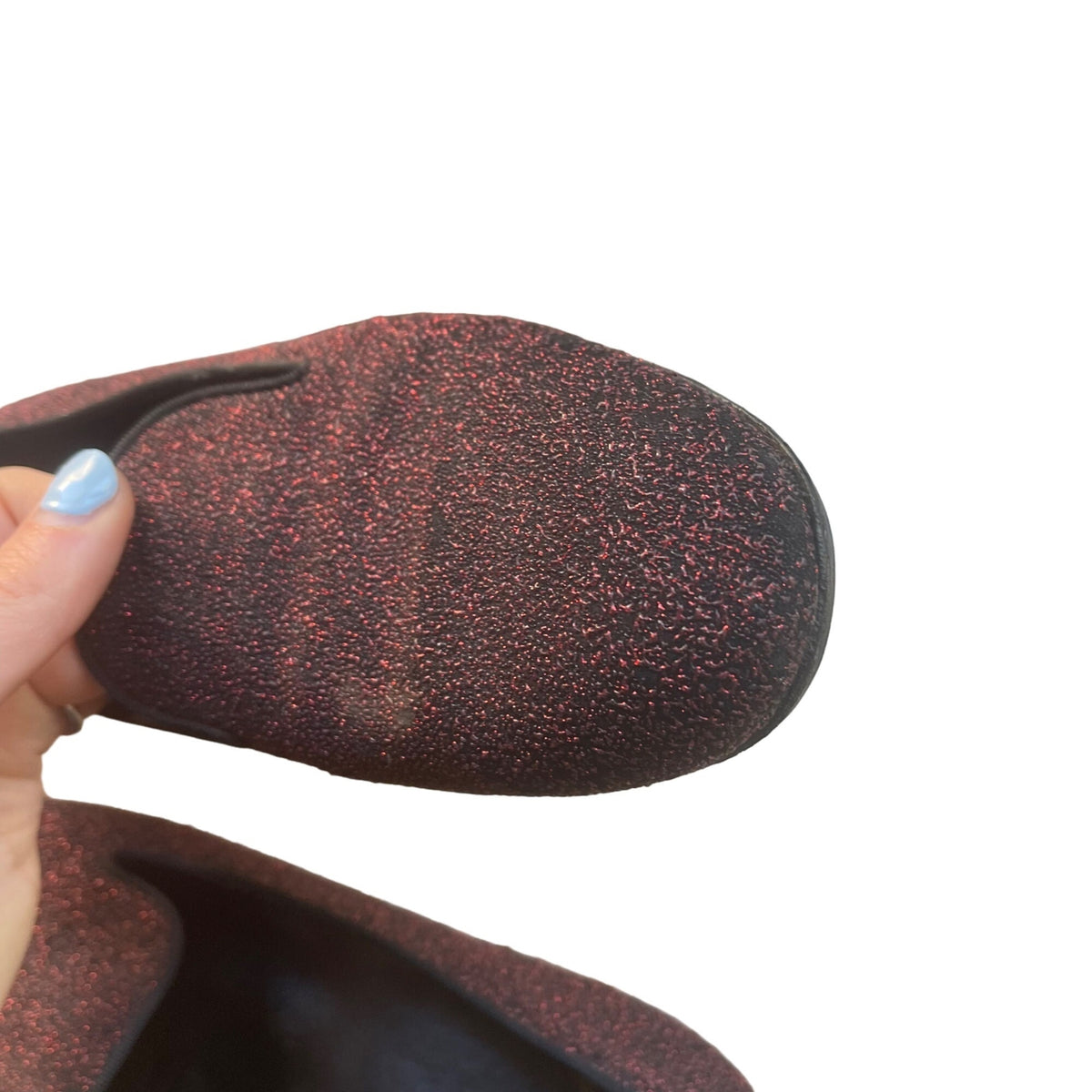YSL Yves Saint Laurent Rouge Orient Glitter Slipper Flats