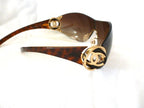 Chanel 4146 Oversized Wraparound Sunglasses