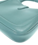 Gucci Jackie 1961 2Way Shoulder Bag in Light Blue Leather