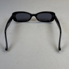 Gucci Oval Sunglasses, Black with Side G Logo
