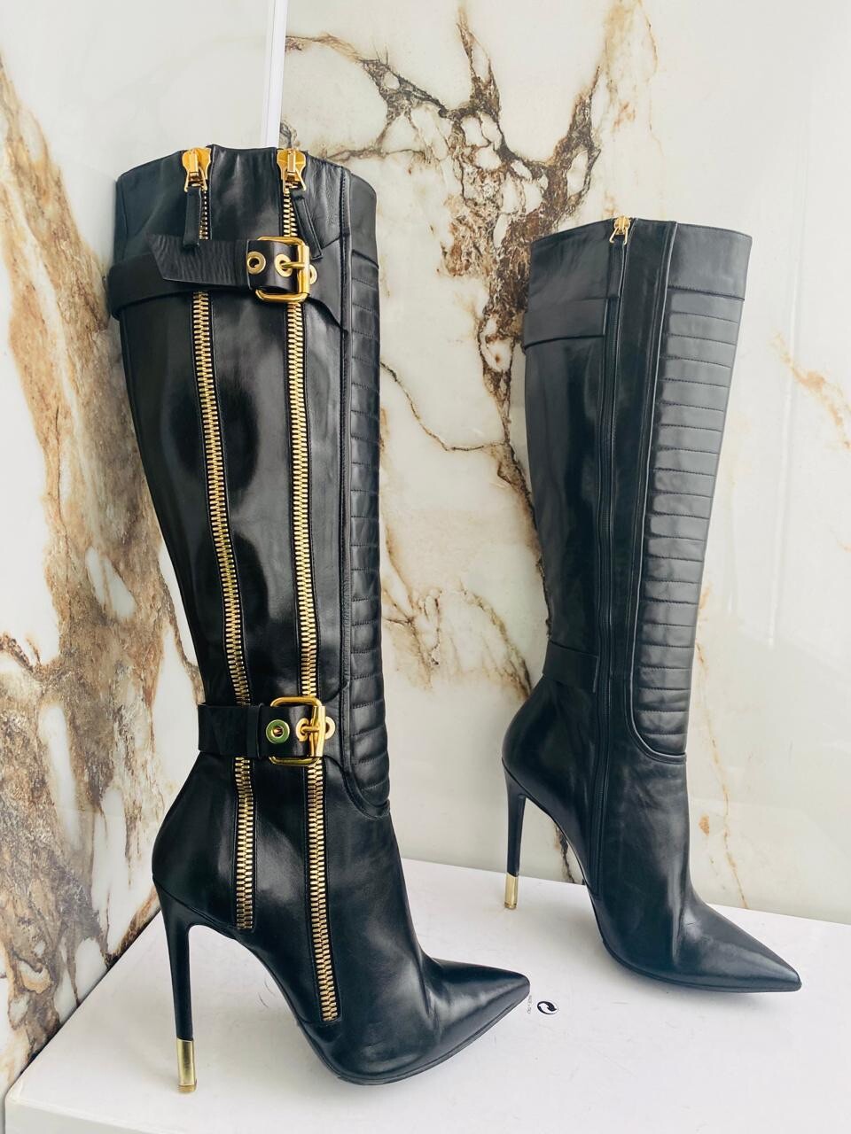 Gianmarco Lorenzi Heeled Boots, Size 37