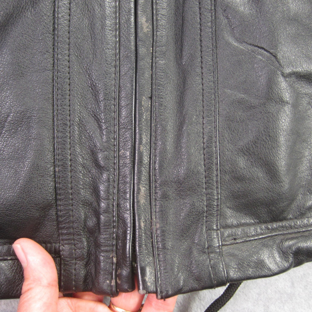 Wilsons Leather Jacket - Black Leather with Removable Thinsulate Liner
