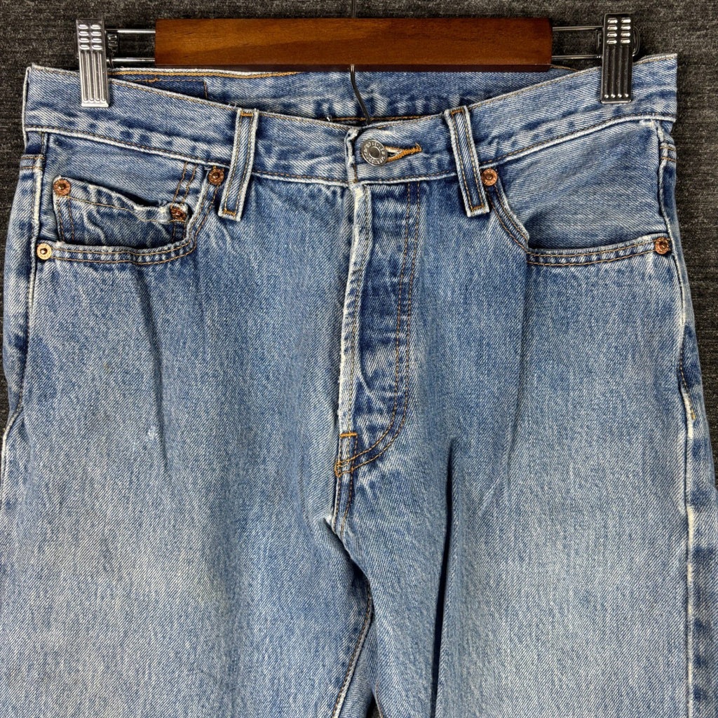 Levi's 501 Jeans - Light Wash Blue Straight Leg